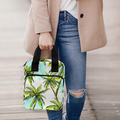 Palm Tree Tropical Pattern Print Bible Tote Bag