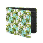 Palm Tree Tropical Pattern Print Bifold Wallet