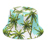 Palm Tree Tropical Pattern Print Bucket Hat