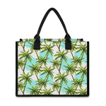 Palm Tree Tropical Pattern Print Canvas Tote Bag