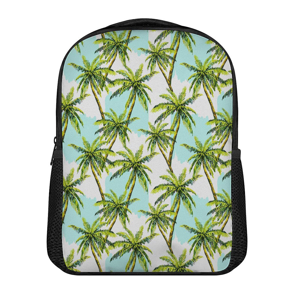 Palm Tree Tropical Pattern Print Casual Backpack