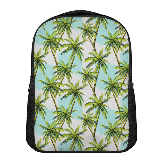 Palm Tree Tropical Pattern Print Casual Backpack