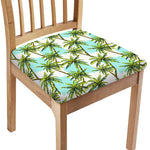 Palm Tree Tropical Pattern Print Chair Cushion Cover