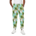 Palm Tree Tropical Pattern Print Cotton Sweatpants