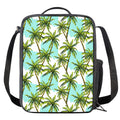 Palm Tree Tropical Pattern Print Crossbody Lunch Bag