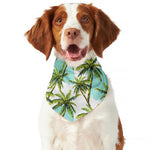 Palm Tree Tropical Pattern Print Dog Bandana