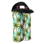 Palm Tree Tropical Pattern Print Double Neoprene Wine Tote