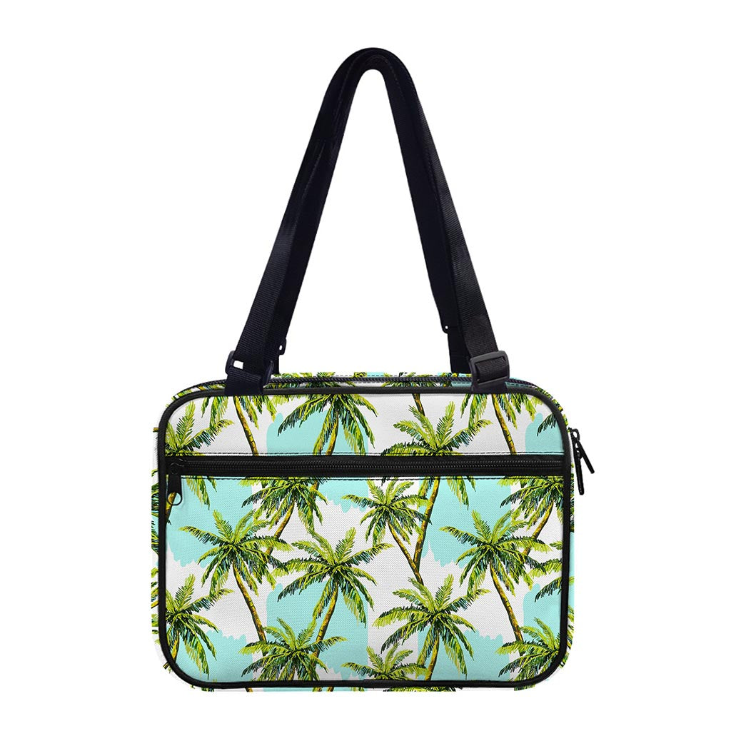 Palm Tree Tropical Pattern Print Double Strap Bible Bag