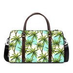 Palm Tree Tropical Pattern Print Duffle Bag