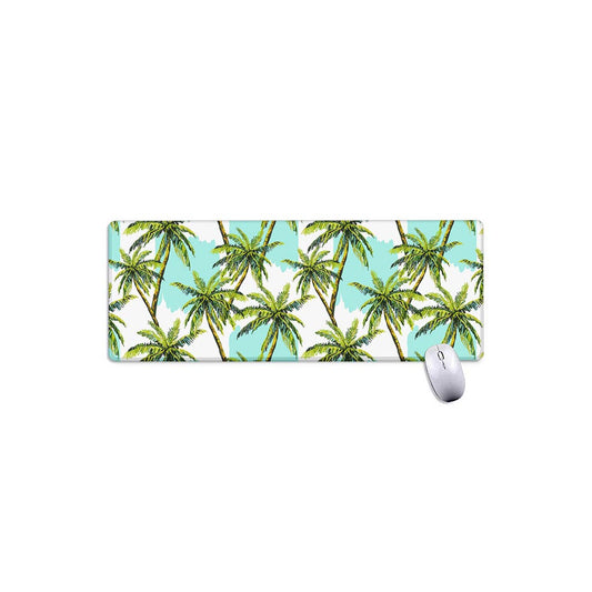 Palm Tree Tropical Pattern Print Extended Mouse Pad