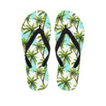 Palm Tree Tropical Pattern Print Flip Flops