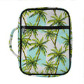Palm Tree Tropical Pattern Print Front Pocket Bible Bag