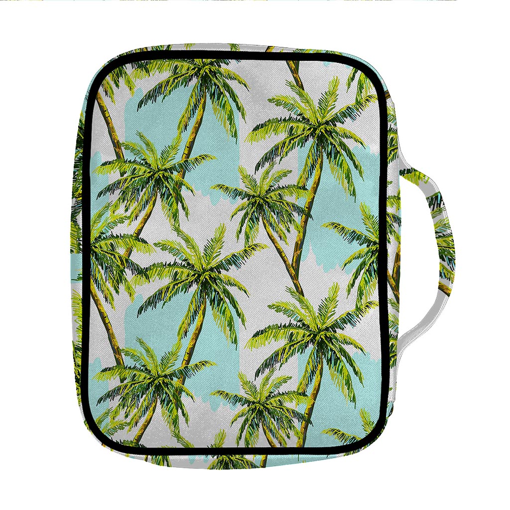 Palm Tree Tropical Pattern Print Front Pocket Bible Bag
