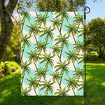 Palm Tree Tropical Pattern Print Garden Flag