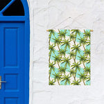 Palm Tree Tropical Pattern Print Garden Flag