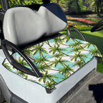 Palm Tree Tropical Pattern Print Golf Cart Seat Cover