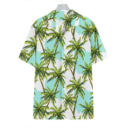 Palm Tree Tropical Pattern Print Hawaiian Shirt