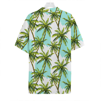 Palm Tree Tropical Pattern Print Hawaiian Shirt