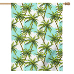 Palm Tree Tropical Pattern Print House Flag