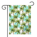 Palm Tree Tropical Pattern Print House Flag