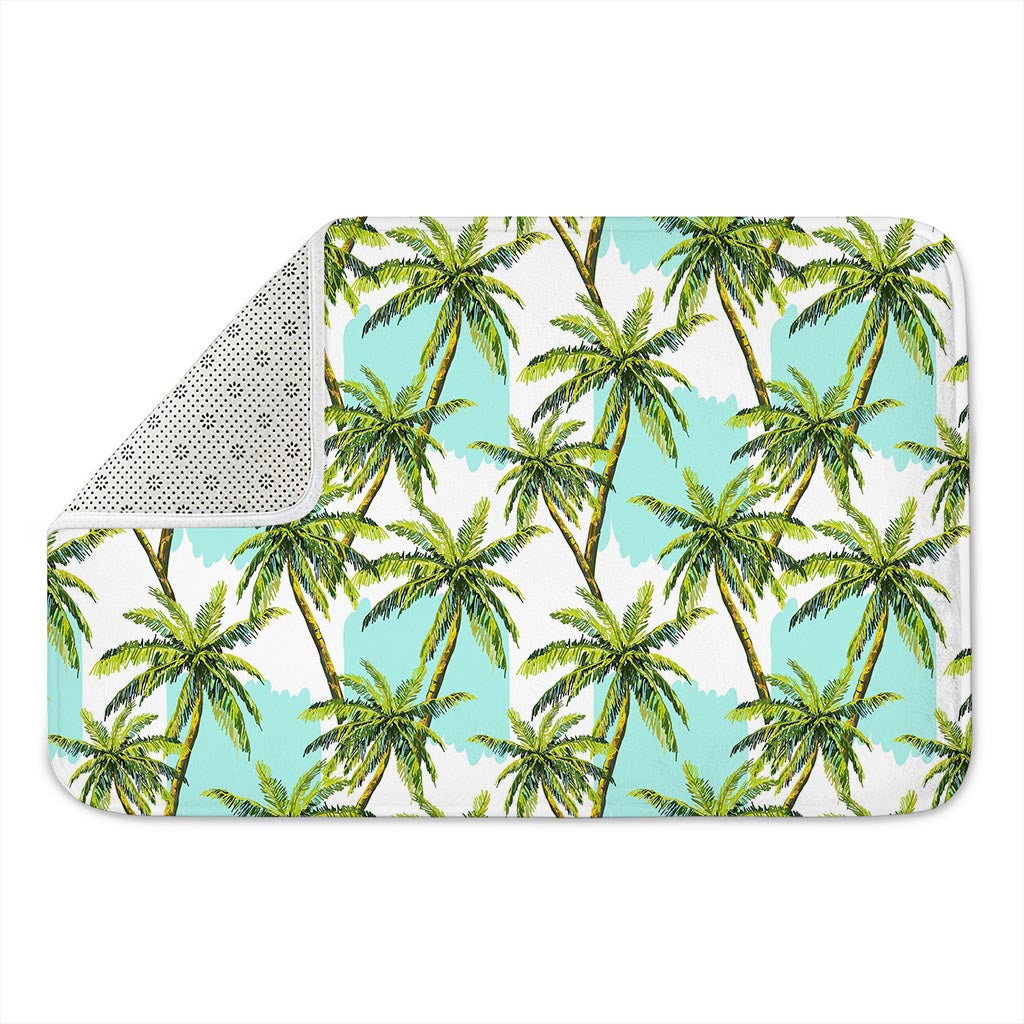 Palm Tree Tropical Pattern Print Indoor Door Mat