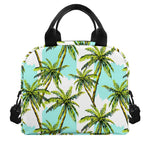 Palm Tree Tropical Pattern Print Insulated Lunch Bag