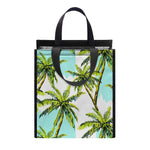 Palm Tree Tropical Pattern Print Insulated Lunch Tote