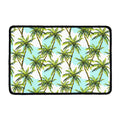Palm Tree Tropical Pattern Print Kitchen Mat
