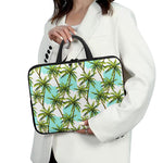 Palm Tree Tropical Pattern Print Laptop Sleeve With Handle