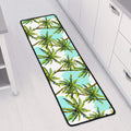 Palm Tree Tropical Pattern Print Long Kitchen Mat
