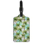 Palm Tree Tropical Pattern Print Luggage Tag