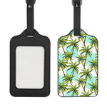 Palm Tree Tropical Pattern Print Luggage Tag
