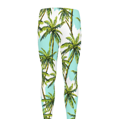 Palm Tree Tropical Pattern Print Men's leggings