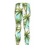 Palm Tree Tropical Pattern Print Men's leggings