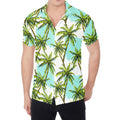 Palm Tree Tropical Pattern Print Men's Shirt