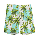 Palm Tree Tropical Pattern Print Men's Sports Shorts