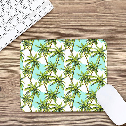 Palm Tree Tropical Pattern Print Mouse Pad