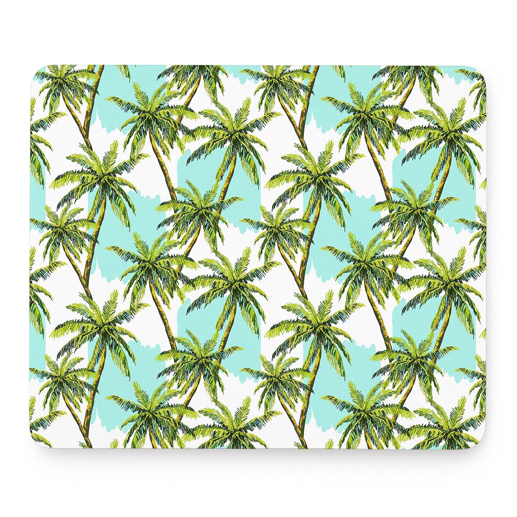 Palm Tree Tropical Pattern Print Mouse Pad