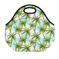 Palm Tree Tropical Pattern Print Neoprene Lunch Bag