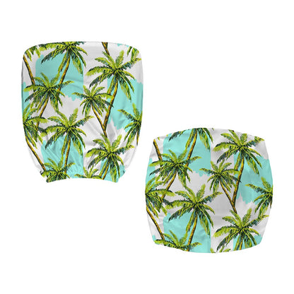 Palm Tree Tropical Pattern Print Office Chair Cover