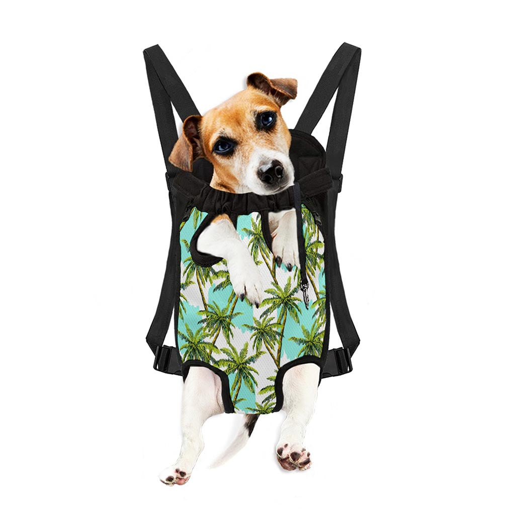Palm Tree Tropical Pattern Print Pet Carrier Backpack
