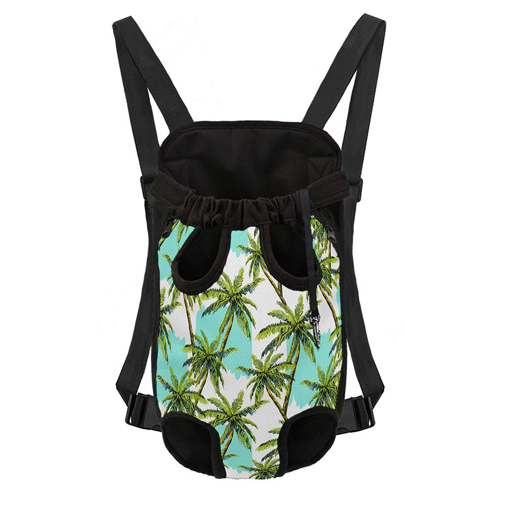 Palm Tree Tropical Pattern Print Pet Carrier Backpack