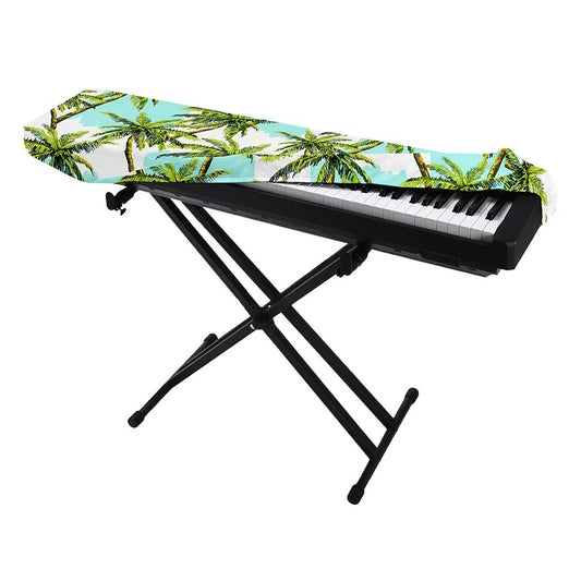 Palm Tree Tropical Pattern Print Piano Keyboard Cover