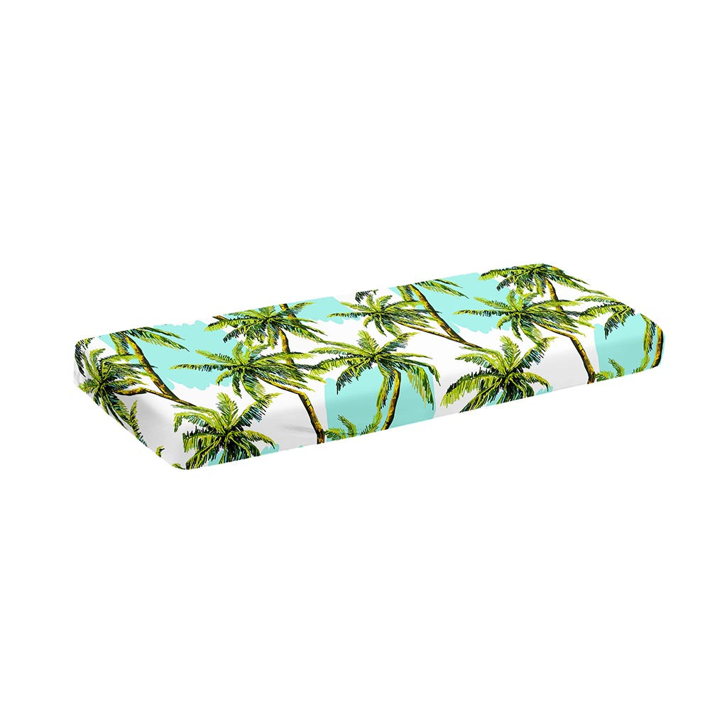 Palm Tree Tropical Pattern Print Piano Keyboard Cover