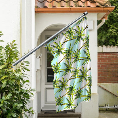 Palm Tree Tropical Pattern Print Polyester Flag