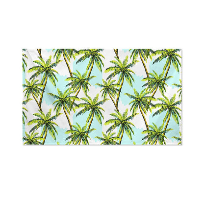 Palm Tree Tropical Pattern Print Polyester Flag