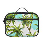 Palm Tree Tropical Pattern Print Portable Lunch Bag