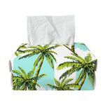 Palm Tree Tropical Pattern Print Rectangle Tissue Box Cover
