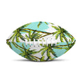 Palm Tree Tropical Pattern Print Rugby Ball