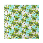 Palm Tree Tropical Pattern Print Silk Bandana
